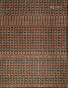Chanderi Cotton Saree in Multicolour with Golden Thread Motifs and Traditional Copper Border