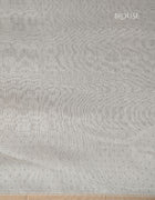 Chanderi Cotton Saree in Cream and Blue with Bird and Floral Prints