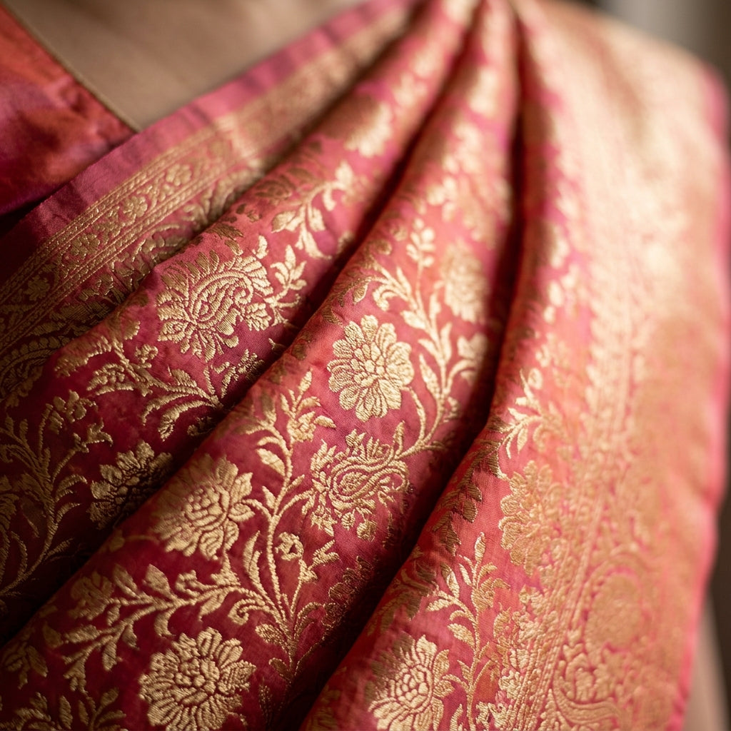 Banarasi Bridal, Copper Zari